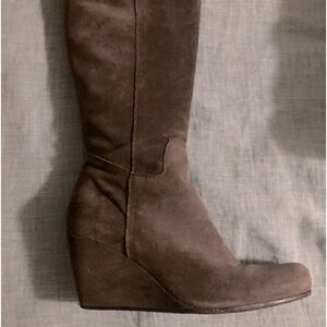 Garnet Hill suede boots.